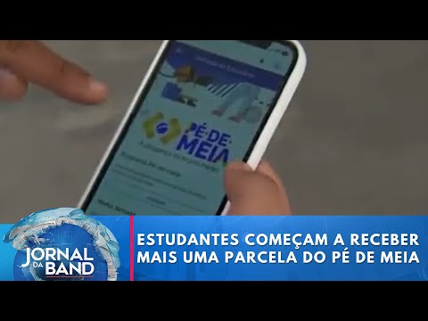 Estudantes começam a receber mais uma parcela do "Pé de Meia" nesta quinta | Jornal da Band