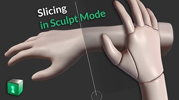 Blender Secrets - Slicing Objects in Sculpt Mode