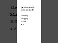 DC circuit based optional question
