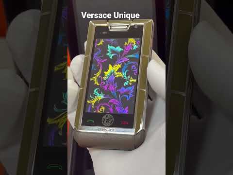 Видео: Вот так выглядит оригинальный телефон Versace Unique.