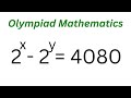Math olympiad question 2x2y4080