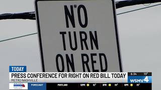 Nashville council member, safety advocates to discuss no-right-on-red legislation, pedestrian saf...