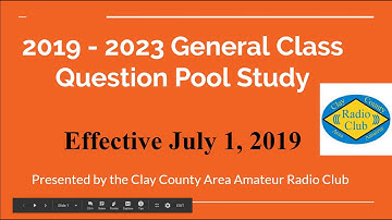 (Expired)  1 General Class Question Pool 2019-2023