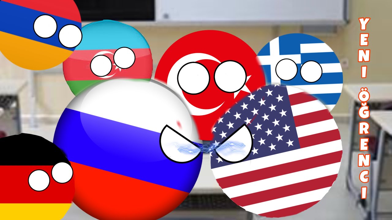 Okula Yeni Gelen Öğrenci!!! (Ülkeler Okulda) 1. Sezon 6. Bölüm