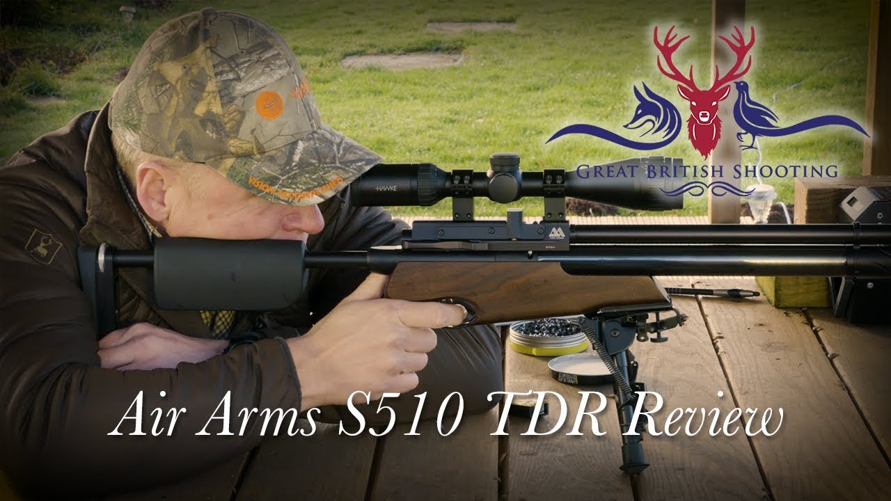 Carabine S510 TDR Noir 5,5 mm 41 Joules AIR ARMS - TOM-Airgun