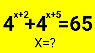 Solving a Nice Exponential Equation | Math Algebra |@ShittuMathematicsClass01