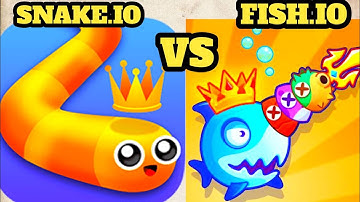 Snake.io Vs Fish.io Game Comparison #snakeio #ariyansnax #gamecomparison
