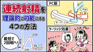 連続射精を理論的に可能にする4つの極意【賢者タイム短縮】 - YouTube