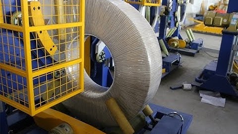 HDPE pipe packing machine and tube coil wrap machine