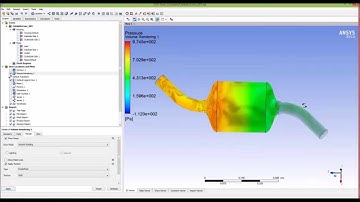 Flow in a Catalytic Converter with Ansys CFX