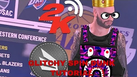 2K21 GLITCHY SPIN DUNK TUTORIAL!