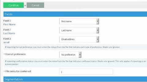 Bulk upload email lists in arpReach
