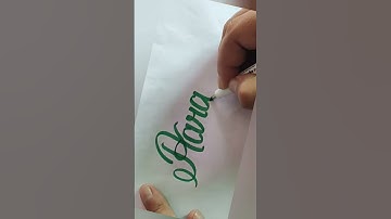 #Name Aaradhya #handwriting #cursive #calligraphy #style #simple #shorts #writingshorts #shortsvideo