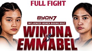 WINONA vs. EMMABEL #boxing 