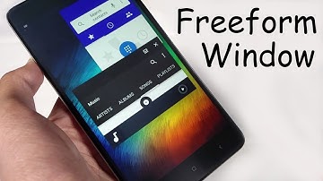 How To Enable Freeform Window Mode On Android Nougat without Rooting Freeform Multi Window Mode