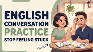 Real English Conversation Practice | Stop Feeling Stuck in English | Easy Podcast for Beginners