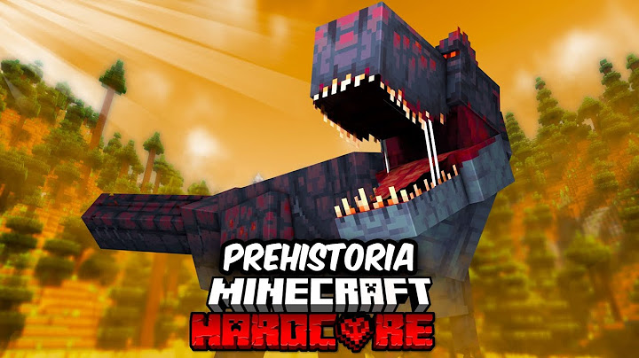 Sobreviví 100 días en un MUNDO JURASICO en Minecraft Hardcore
