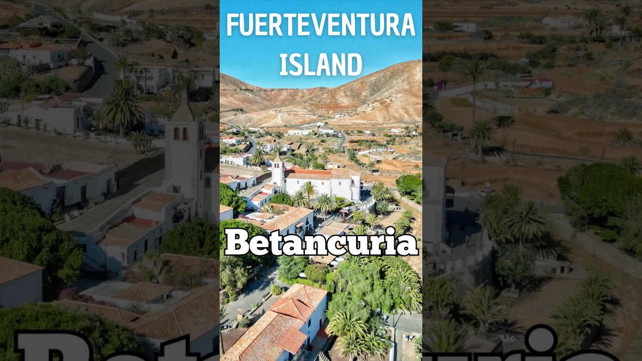 Is THIS Fuerteventura’s prettiest village? #betancuria #canaryislands #travelvlog