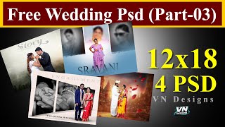 Free Wedding Psd Download | 12 x18 PSD | HalfCreations | Part - 03