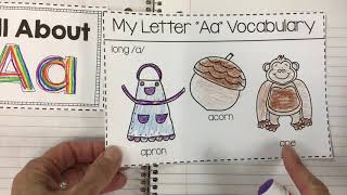 Alphabet Notebook Step 1