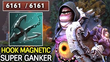 Pudge Solo Mid – Imba Hook Magnetic Super Ganker Unleashed Dota 2