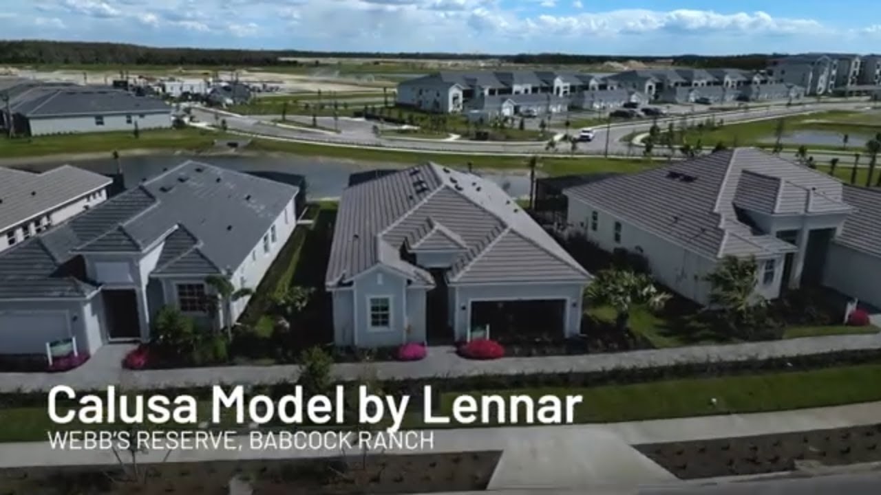 Calusa Model Walkthrough | Webb’s Reserve Golf & Country Club – Babcock ...
