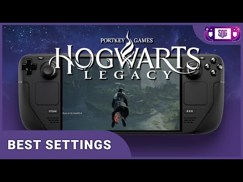 Hogwarts Legacy Best Settings for Steam Deck - Steam OS Gameplay
