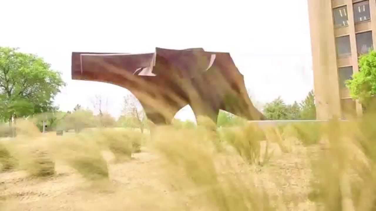 Steel Sculpture Dedicated on Campus