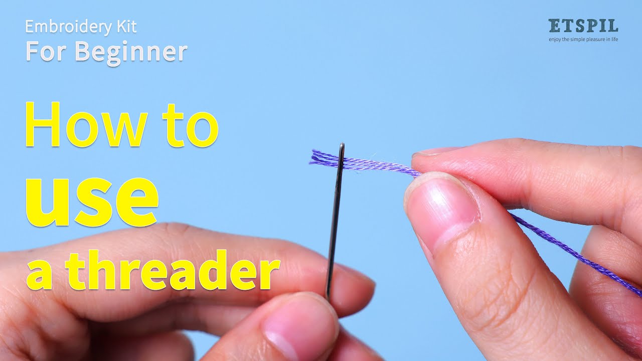 Как вдеть нитку в иголку? 