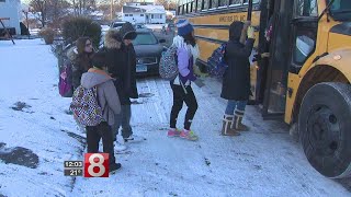 Bundle kids up for dangerously cold temps at bus stops