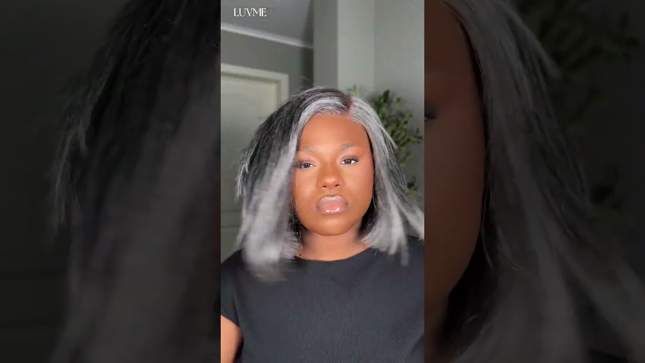 Eats down so bad!😩😍This salt & pepper wig is real gorgeous🩶💅🏾    