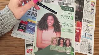 ASMR Soft Spoken Coupon Insert Reading and Clipping Paper sounds, scissor cutting sounds screenshot 5