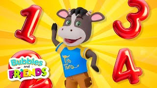 Learn to Count to 10 in Spanish with Bubbles and Friends | Cartoon & Song For Kids screenshot 4
