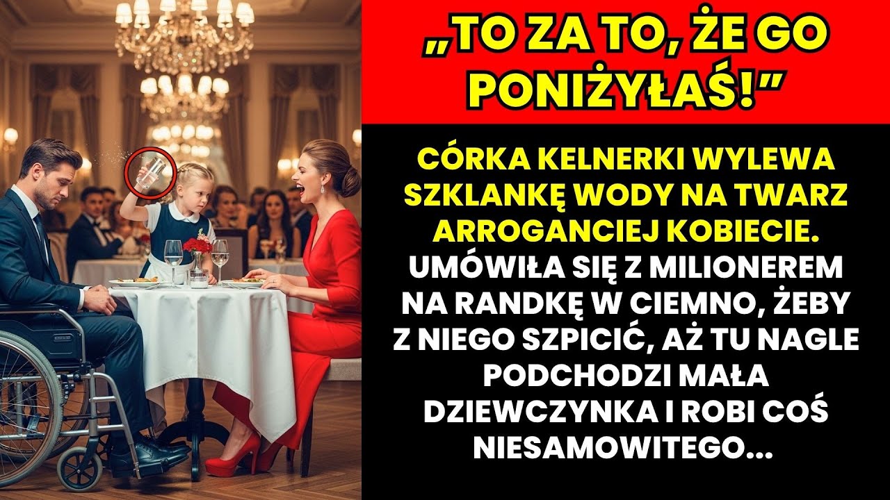 ARO-GANCKA KOBIETA UP0KARZA MILIONERA NA WÓZKU w RESTAURACJI AŻ DO CZASU, GDY CÓRKA KELNERKI…