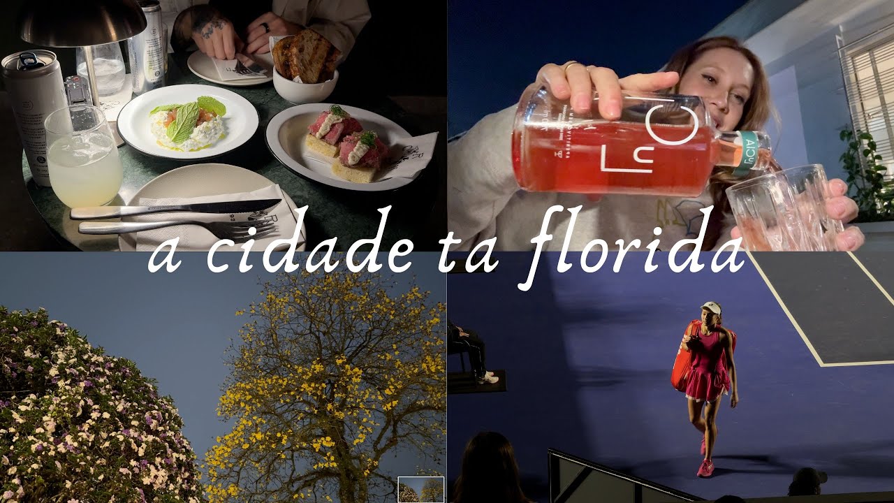 partidas de tênis, comida boa e the town | Manoela Meinke