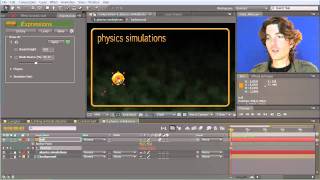 After Effects Tutorial: Getting Started with iExpressions - part 4: Physics Simulations (english)
