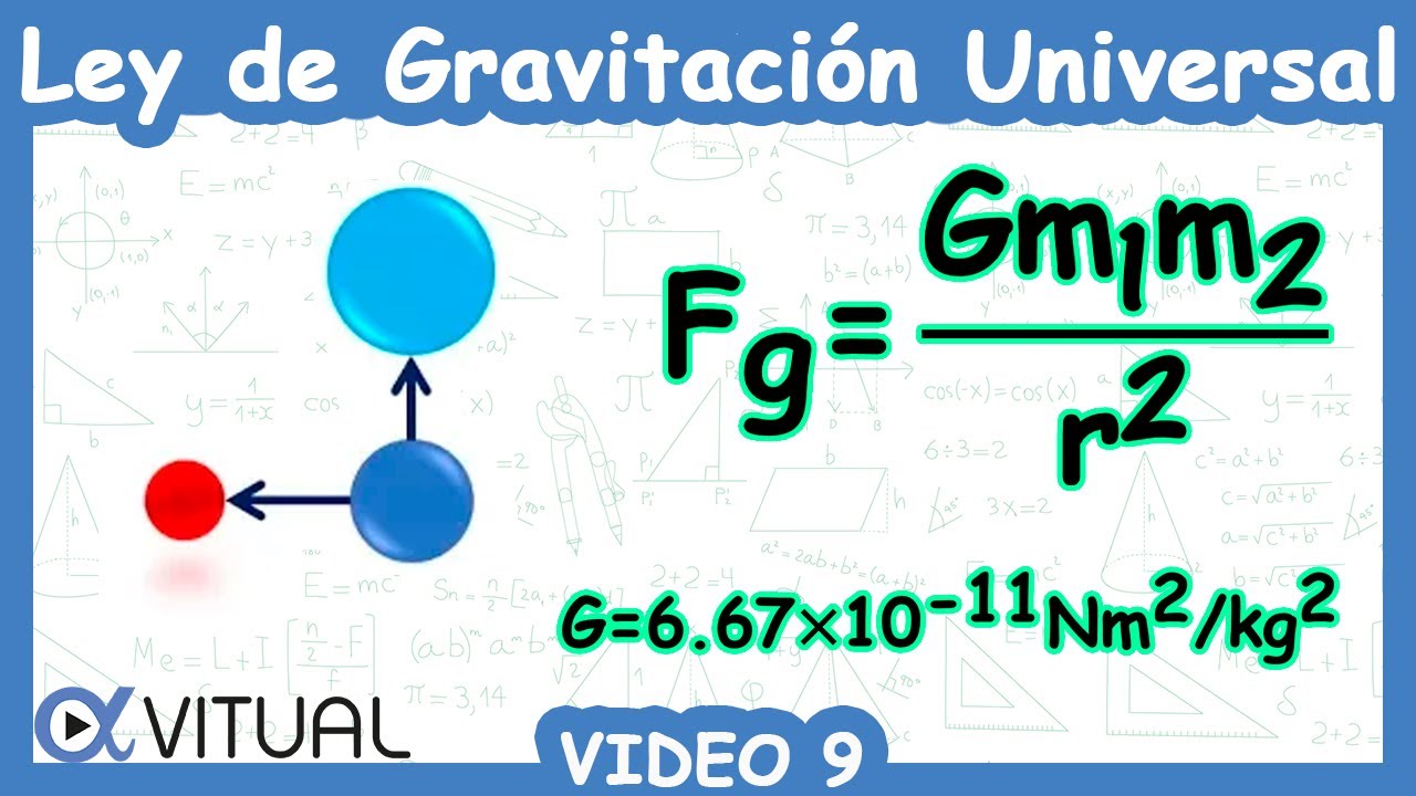 🪂 Ley de Gravitación Universal (Fuerza Gravitacional Resultante +Fórmulas) YouTube 🪂 Ley de Gravitación Universal (Fuerza Gravitacional Resultante +Fórmulas) YouTube