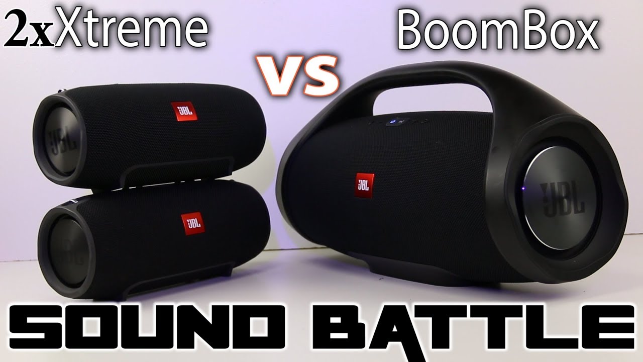 JBL Boombox vs JBL Xtreme :SoundBattle. - YouTube