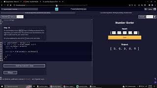 Basic Algorithmic Number Sorter 35