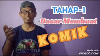 TAHAP DASAR MEMBUAT KOMIK - Tahap 1  Peralatan Dan Garis Dasar