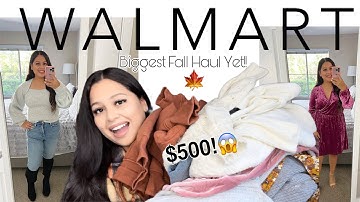 HUGE!😱 WALMART FASHION HAUL | Try On | NEW** Fall/Winter 2022!