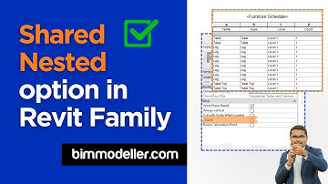 3 dingen die u moet weten: Gedeelde optie in Revit Family - Geneste Revit Family