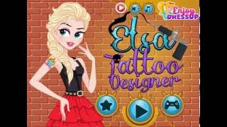 Weird Frozen Game: Elsa Tattoo Designer screenshot 4