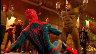 Amazing Spider Man Vs Fake Rhino Boss  Spider Man Ps5 Remastered