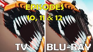 IS THE PRICE WORTH IT? Chainsaw Man TV vs BLU-RAY Episodes 10, 11 & 12