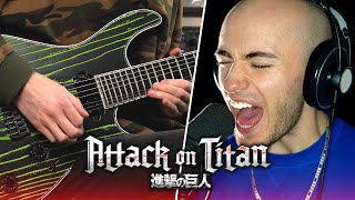 The Rumbling - Attack on Titan | Cover by @VictorBorbaMusic & @MattyyyM Resimi