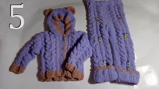 Как связать костюм для детей до 1,5 года часть 5 Как связать костюм для детей до 1,5 года часть 5