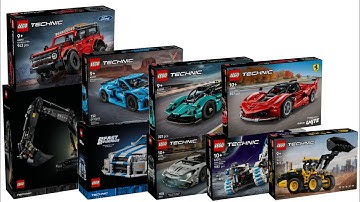 All LEGO Technic Summer sets 2025 Compilation/Collection Speed Build