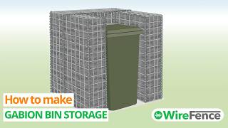 How to Make Gabion Bin Storage (Tutorial) | WireFence