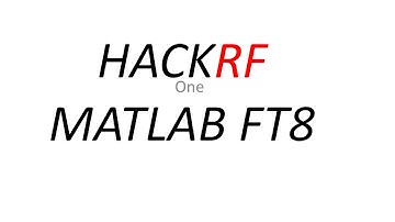 FT8 CQ call Transmission proof of concept standard callsigns using MATLAB script snd HackRF One